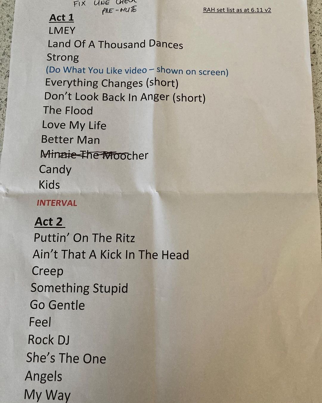 Royal Albert Hall (06/11/22)