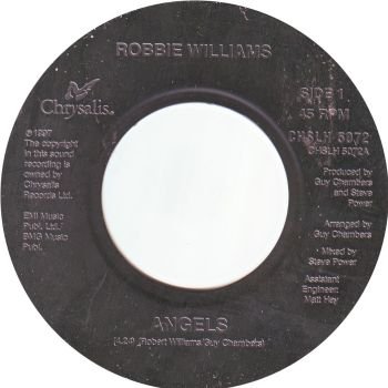 Angels [UK] [Promo] [7"]