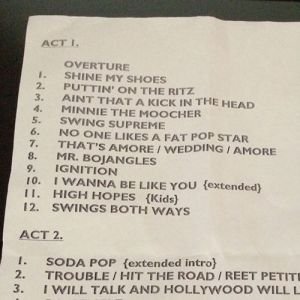 Setlist 2 (du 21/05/14 au 12/07/14)