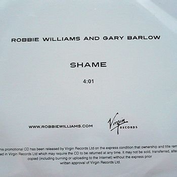 Shame [Europe] [Promo] [CD]