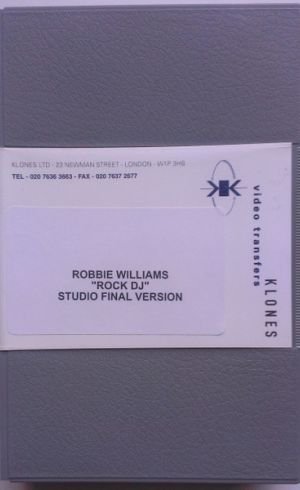 Rock DJ (Studio Final Version) [UK] [Promo] [Betacam SP]