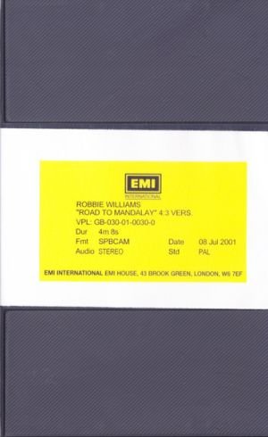 The Road To Mandalay [UK] [Promo] [Betacam SP]