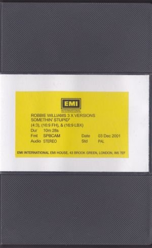 Somethin' Stupid [UK] [Promo] [Betacam SP] [3 Versions]