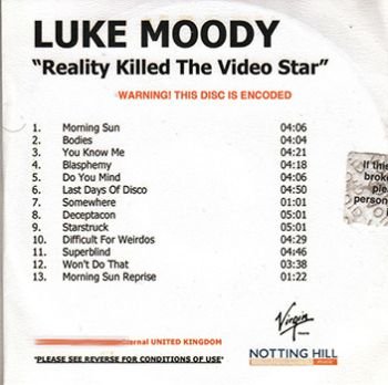 Reality Killed The Video Star [Europe] [Promo] [CD]