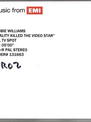 Reality Killed The Video Star [UK] [Promo] [DVD] [ORDER 131663]