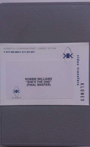 She's The One [UK] [Promo] [Betacam SP]